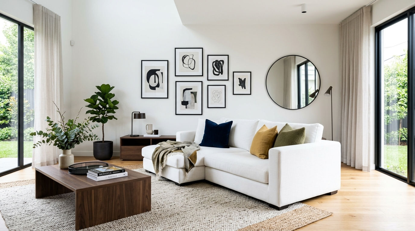 22 Chic Living Room with White Sofa Ideas for a Clean Aesthetic