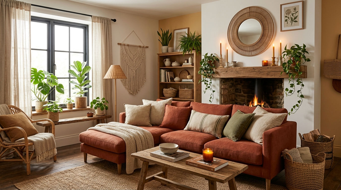 22 Terracotta Sofa Living Room Ideas for Warm Earthy Vibes 1 22 Terracotta Sofa Living Room Ideas for Warm Earthy Vibes