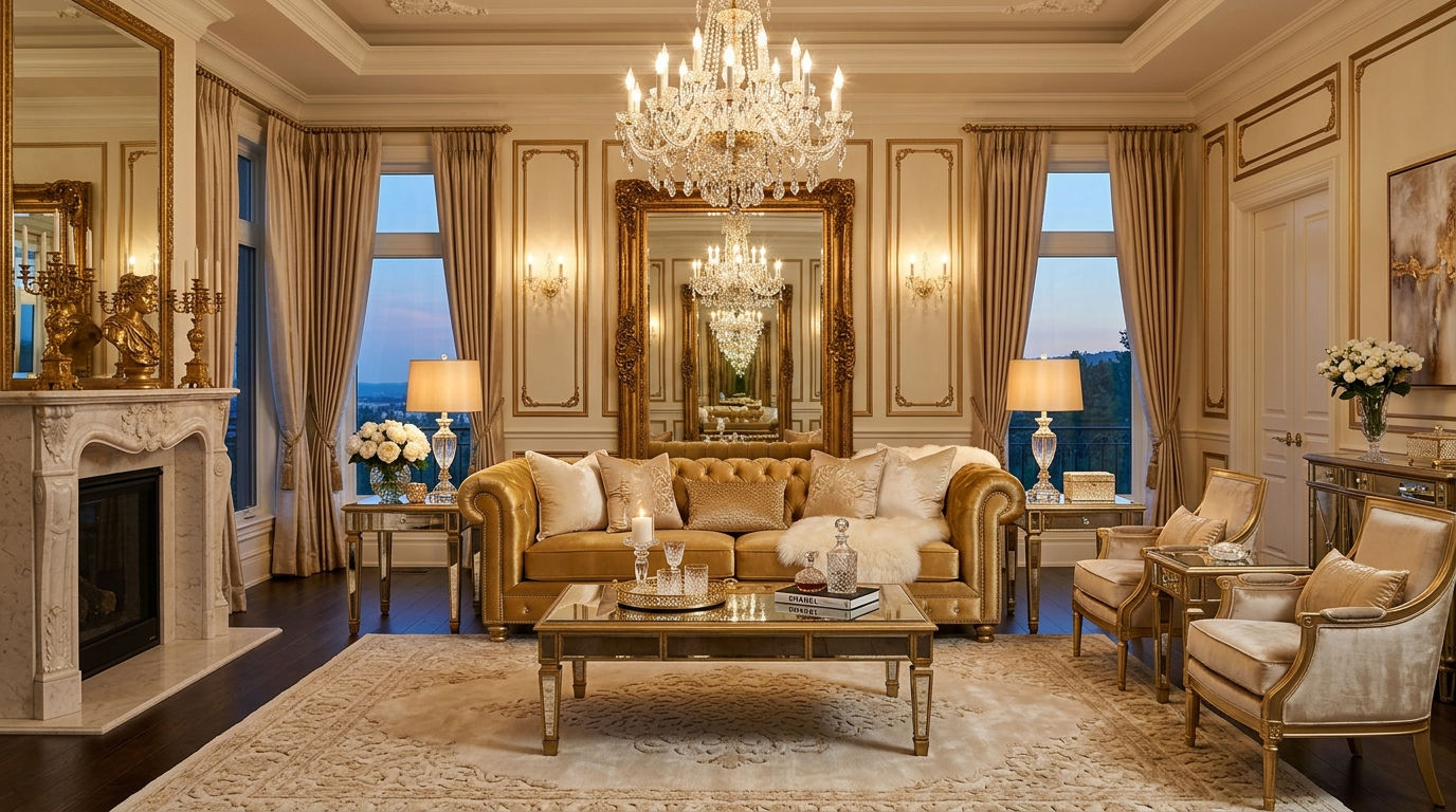 25 Gold Sofa Living Room Ideas That Add Instant Glam