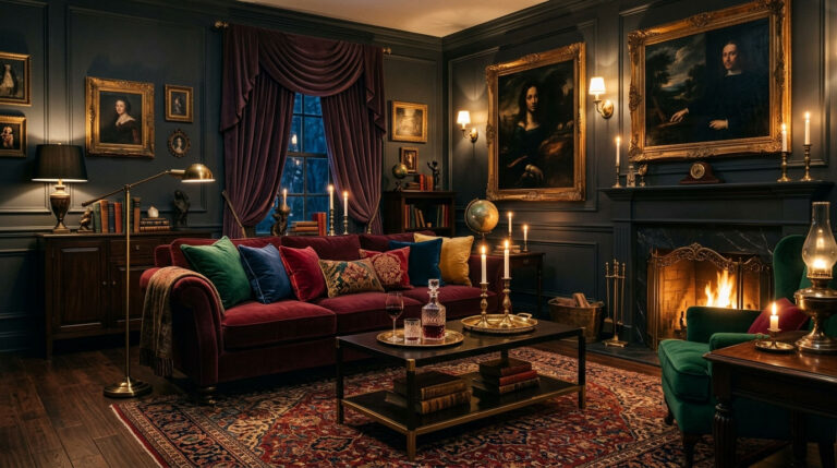 26 Wine Sofa Living Room Ideas for a Rich, Dramatic Style
