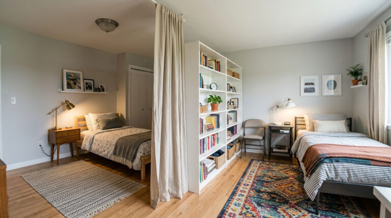 How to Divide One Bedroom Into Two Separate Rooms