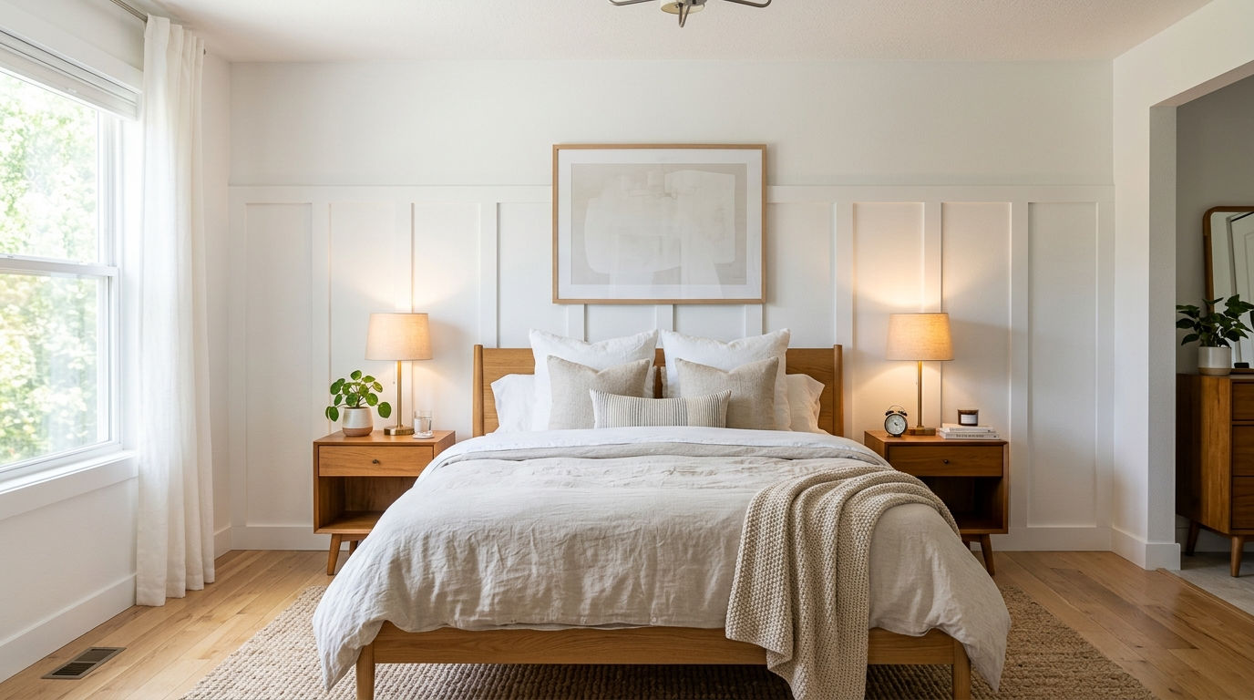 How to Do a Board and Batten Accent Wall in a Bedroom Complete DIY Guide