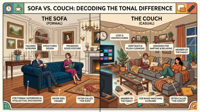 Sofa vs Couch: What’s the Difference and Does It Matter?